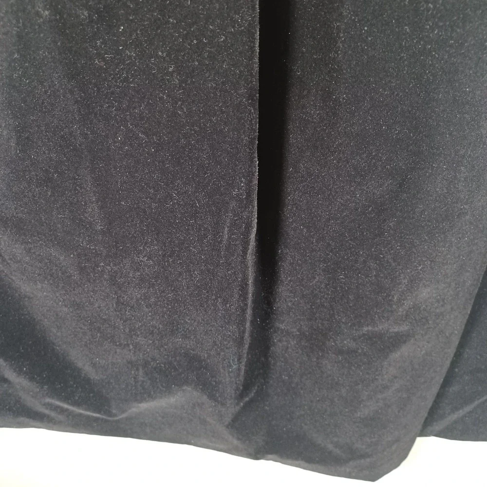 My Michelle Vintage Black Velvet Victorian Lace Bib Skirt Set Goth Dark Academia